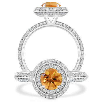 White Gold - Citrine