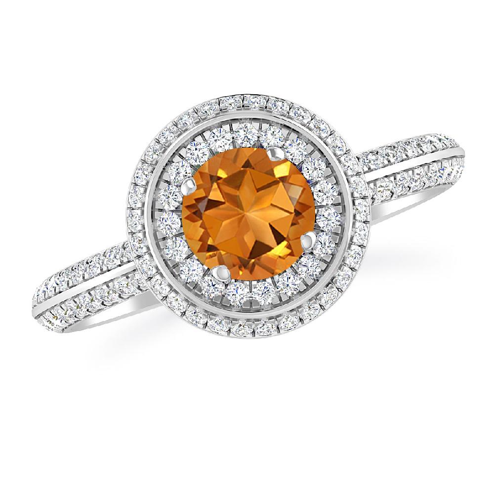 White Gold - Citrine