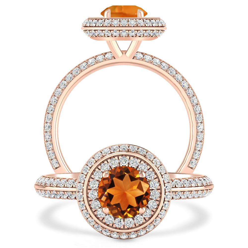 Rose Gold - Citrine