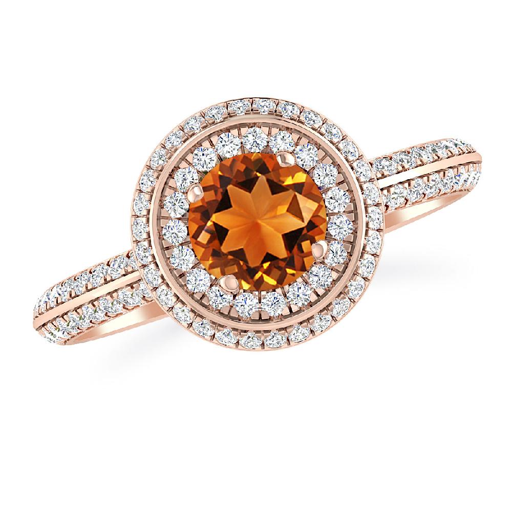 Rose Gold - Citrine