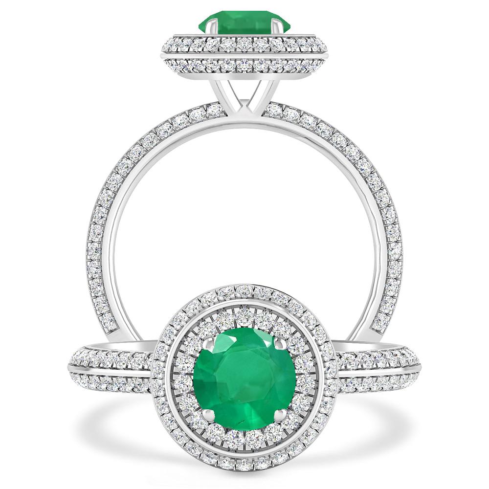 White Gold - Emerald