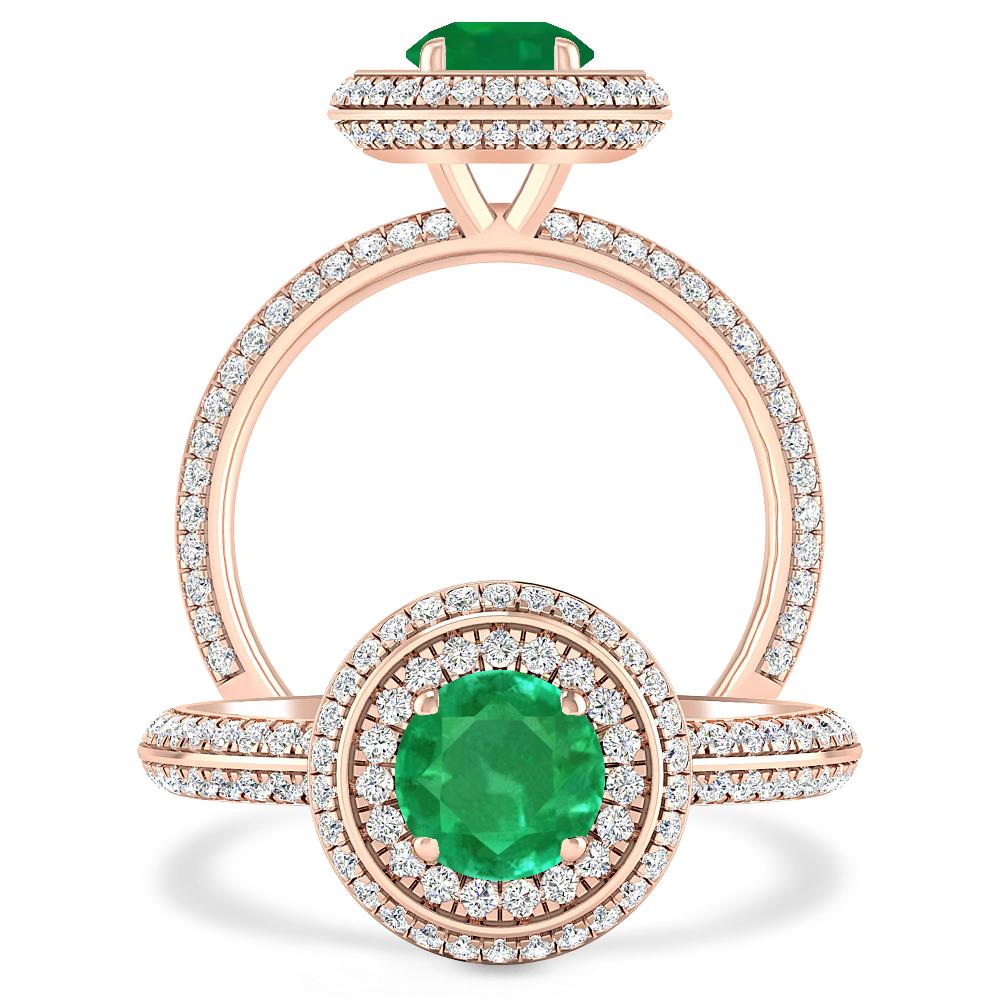 Rose Gold - Emerald