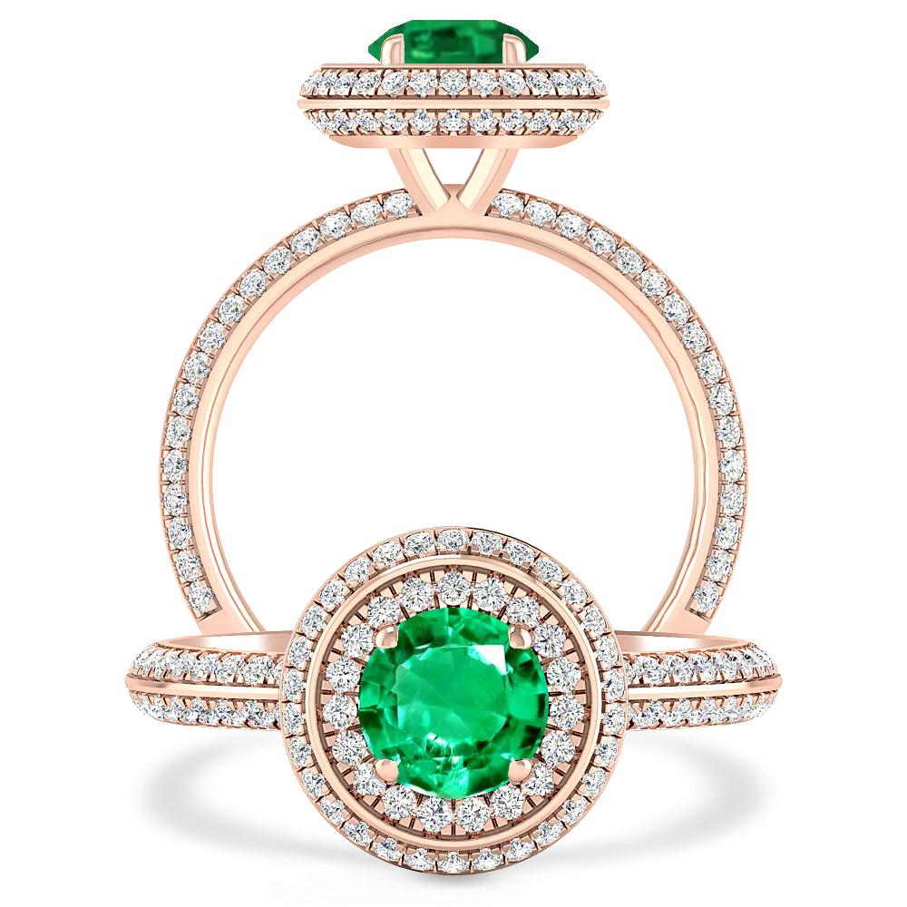 Rose Gold - Emerald