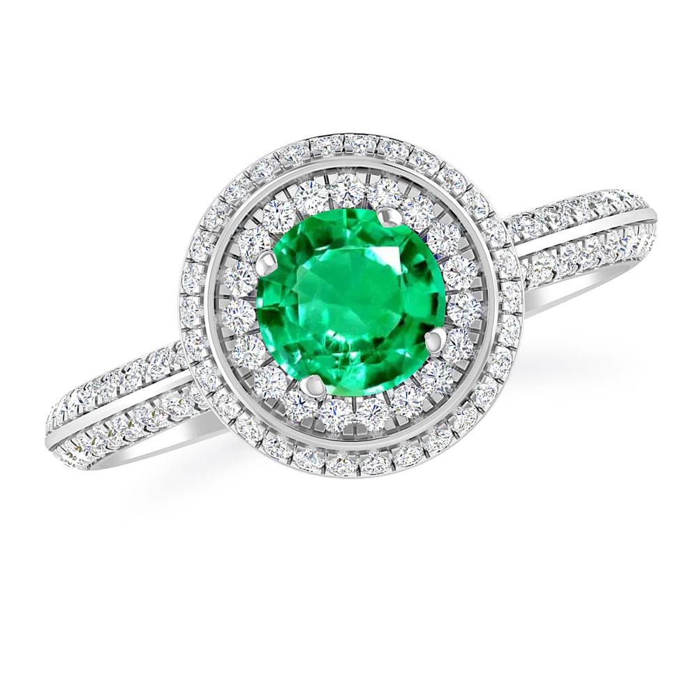 White Gold - Emerald