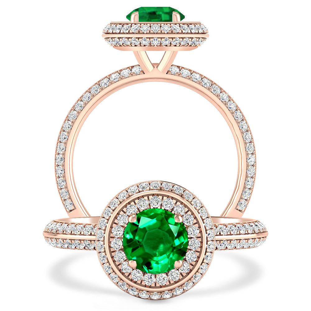 Rose Gold - Emerald