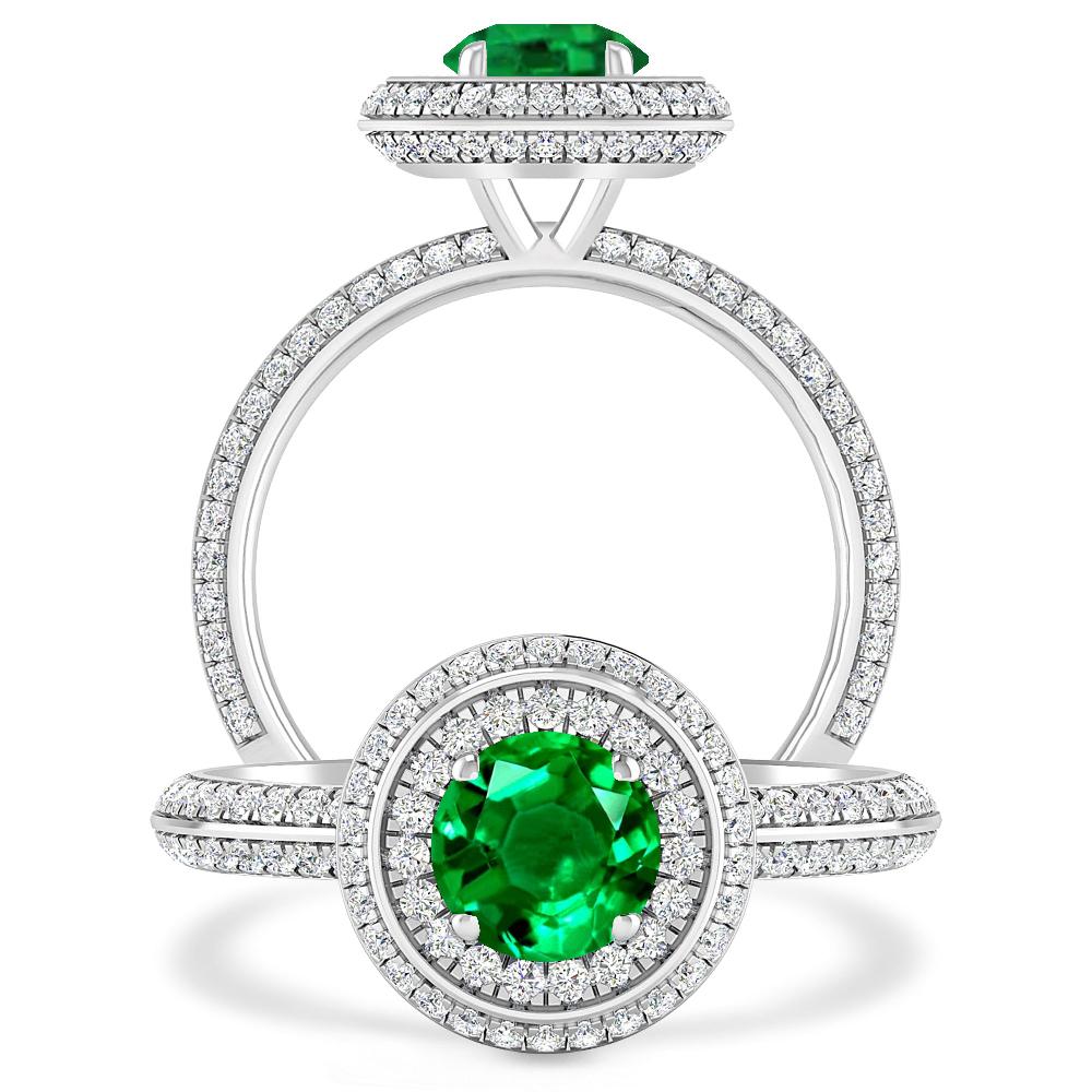 White Gold - Emerald