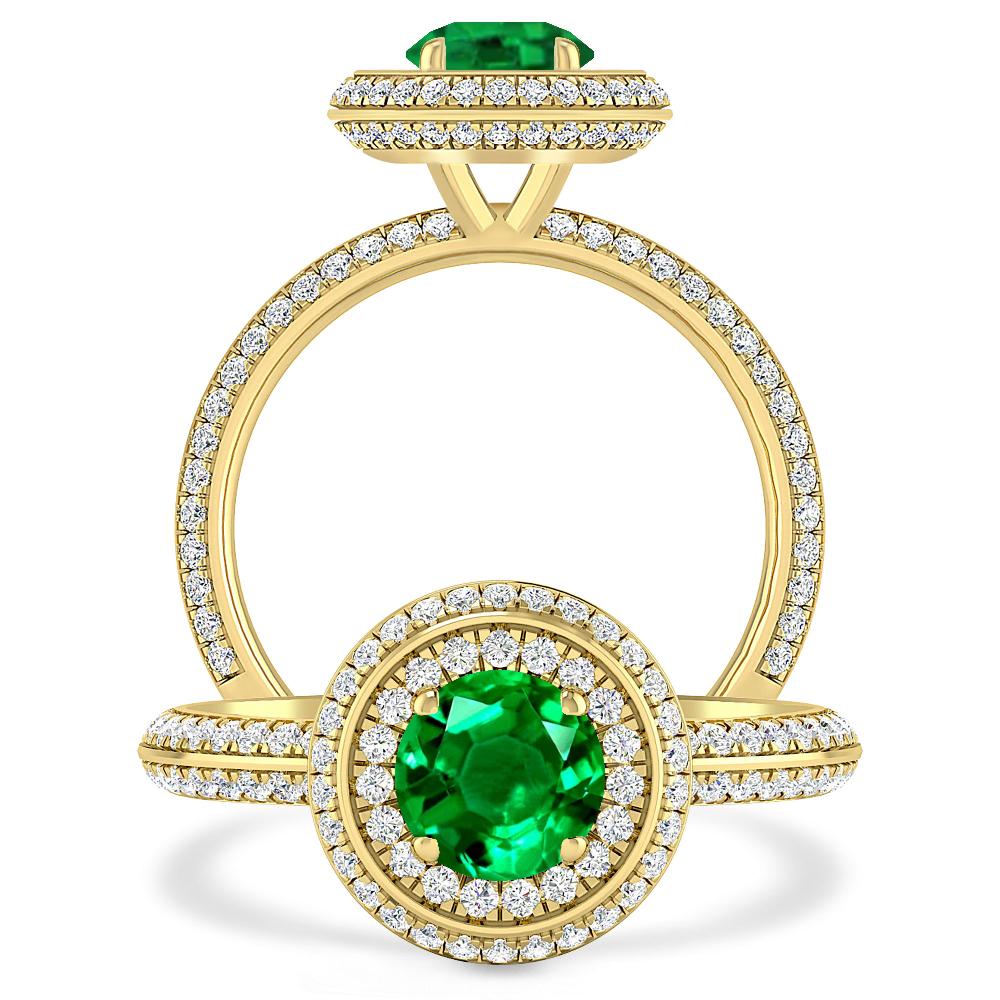 Yellow Gold - Emerald