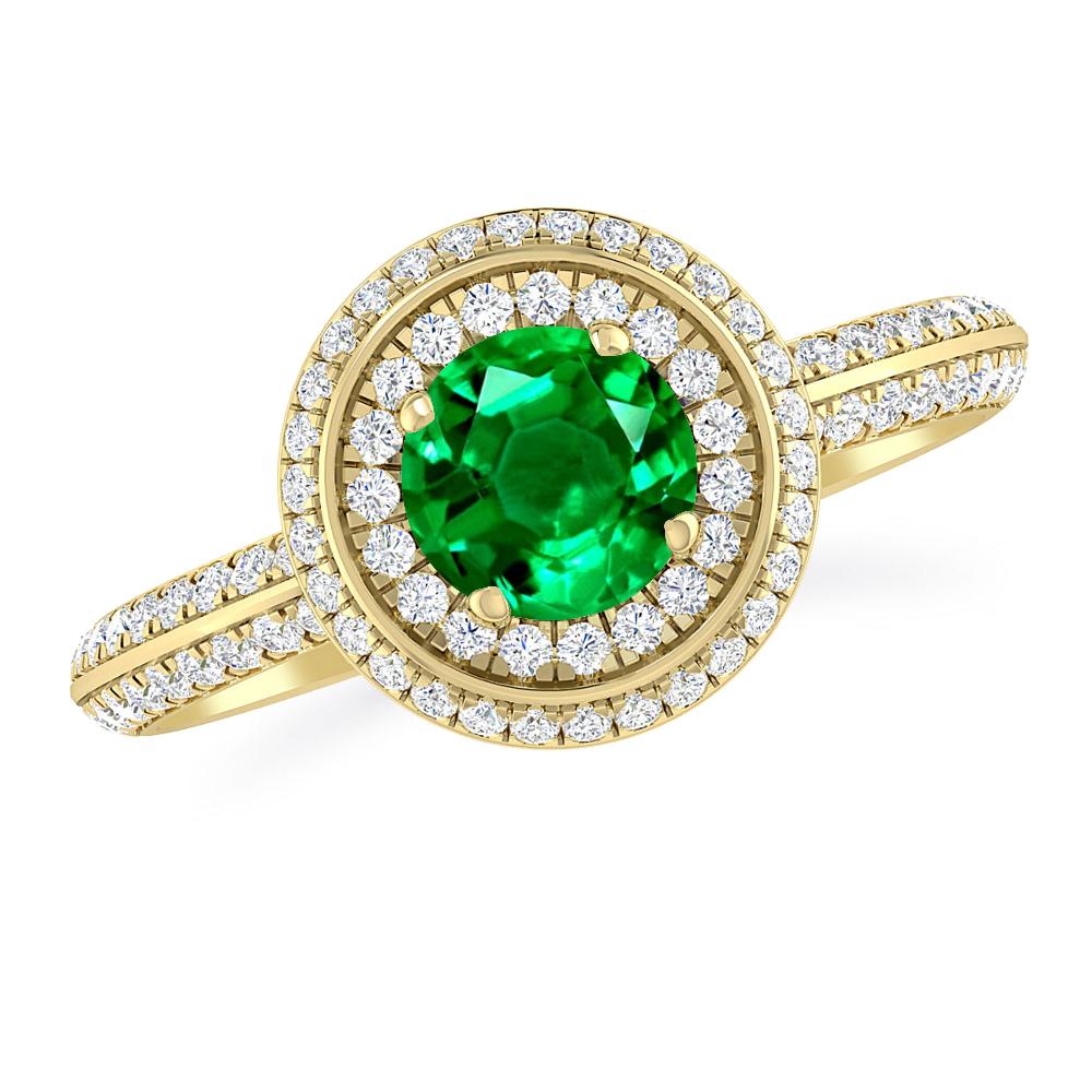 Yellow Gold - Emerald