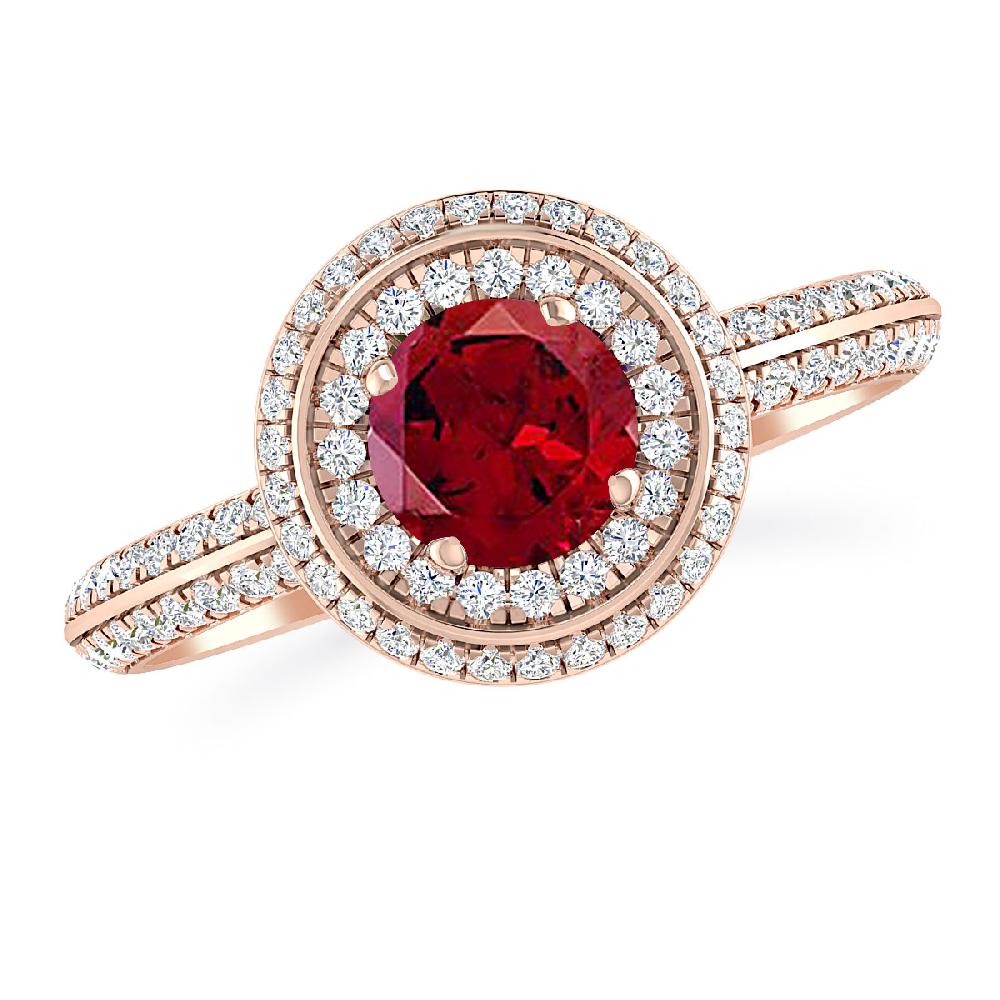 Rose Gold - Garnet