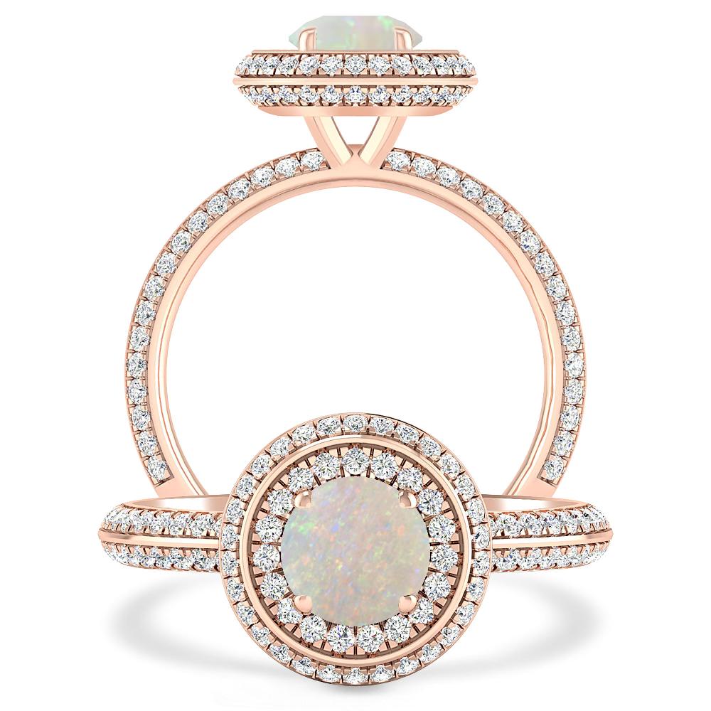 Rose Gold - Opal