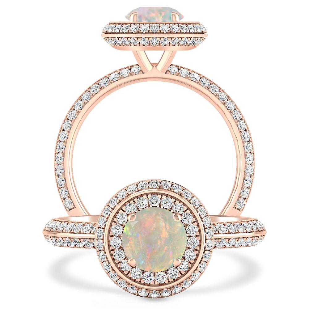 Rose Gold - Opal