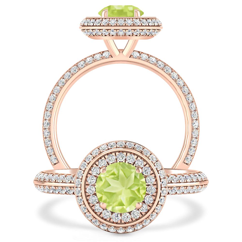 Rose Gold - Peridot