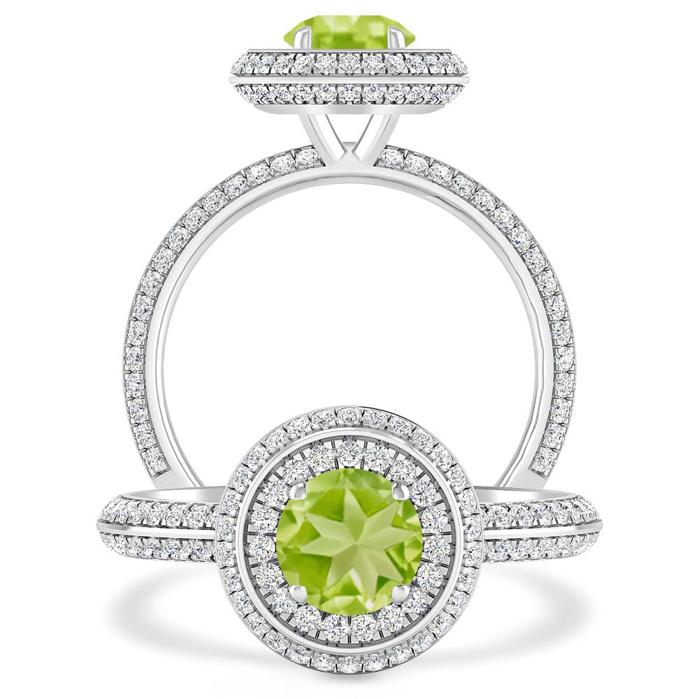 White Gold - Peridot