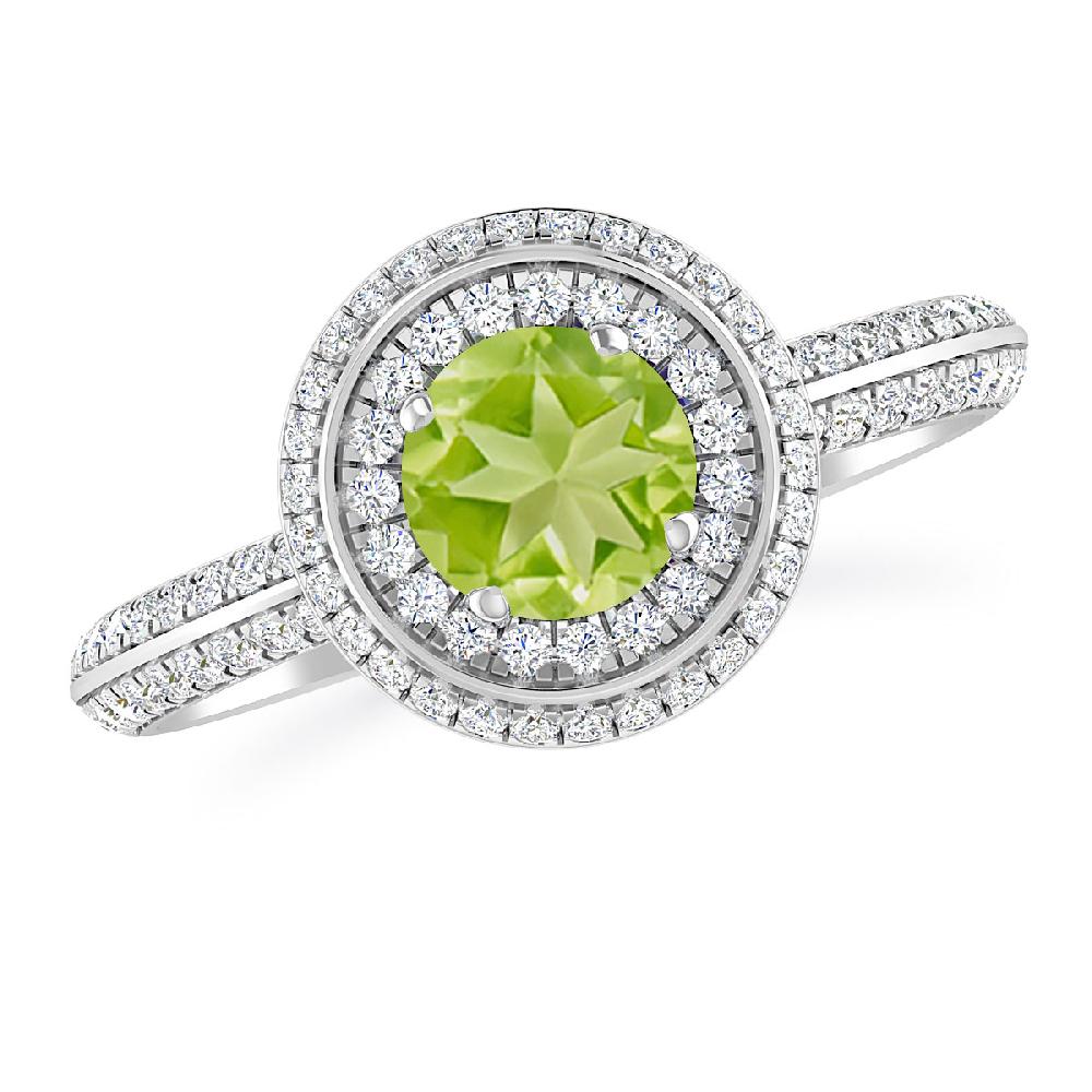 White Gold - Peridot