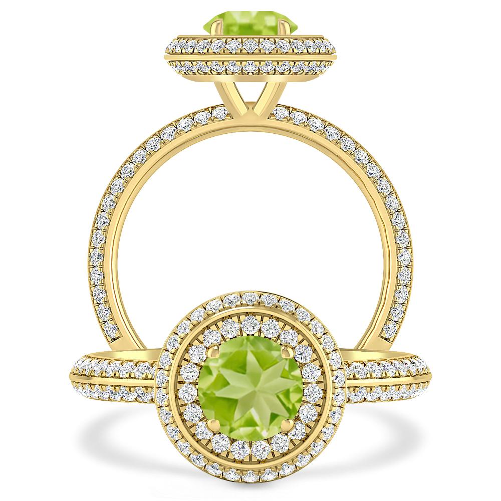 Yellow Gold - Peridot