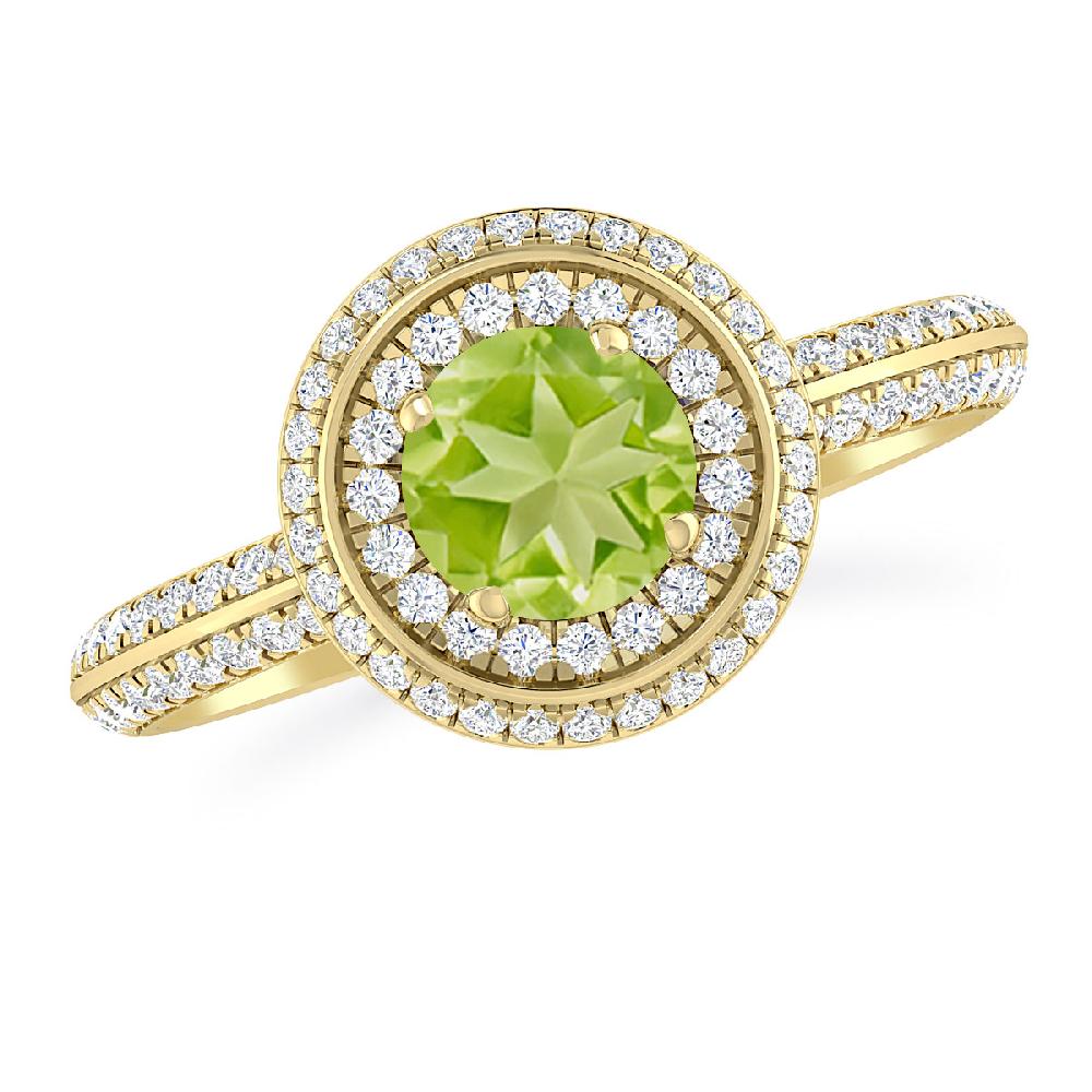 Yellow Gold - Peridot