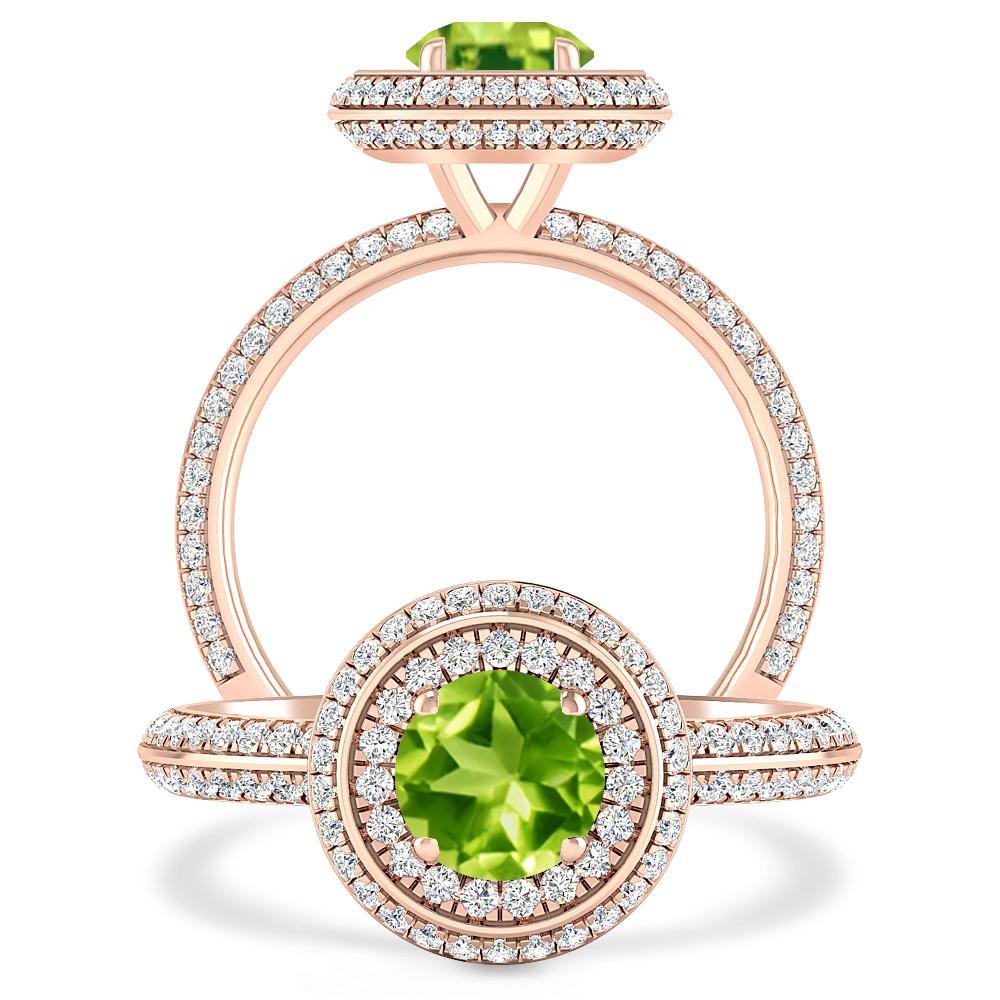 Rose Gold - Peridot