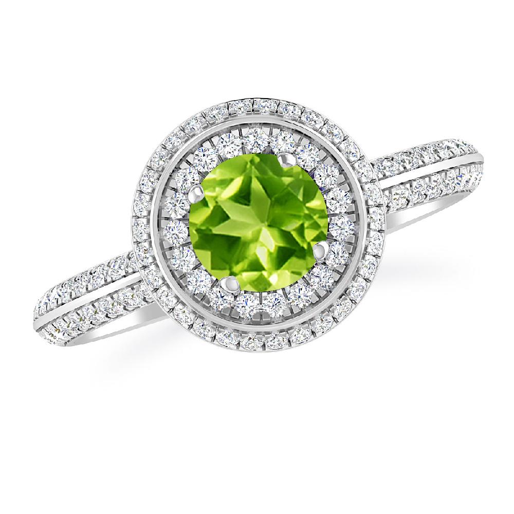 White Gold - Peridot