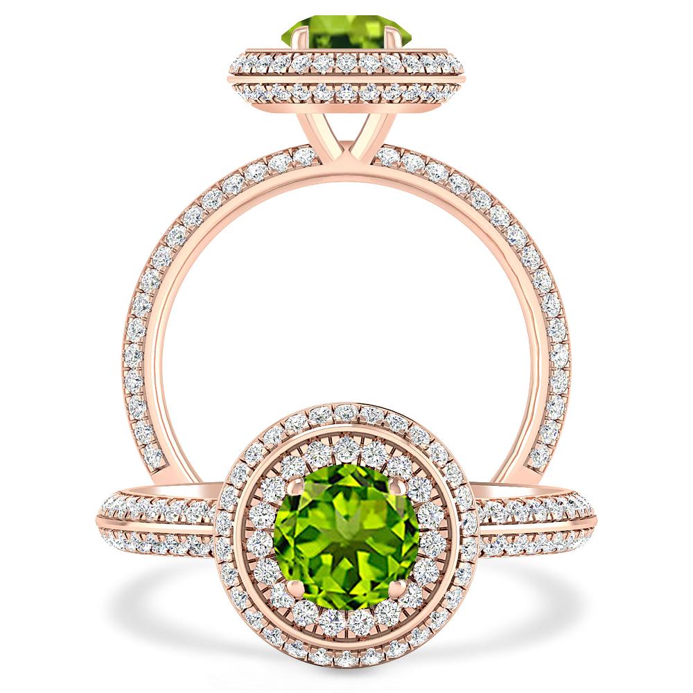 Rose Gold - Peridot