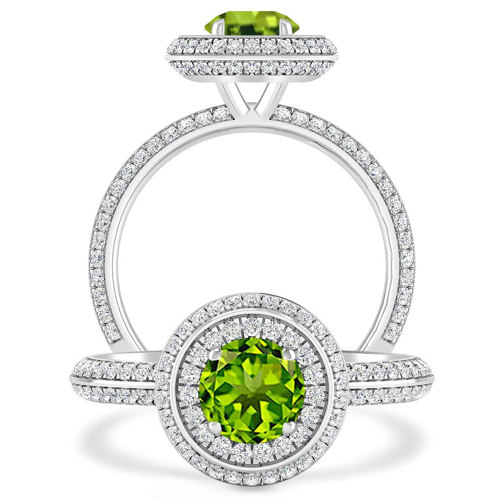 White Gold - Peridot