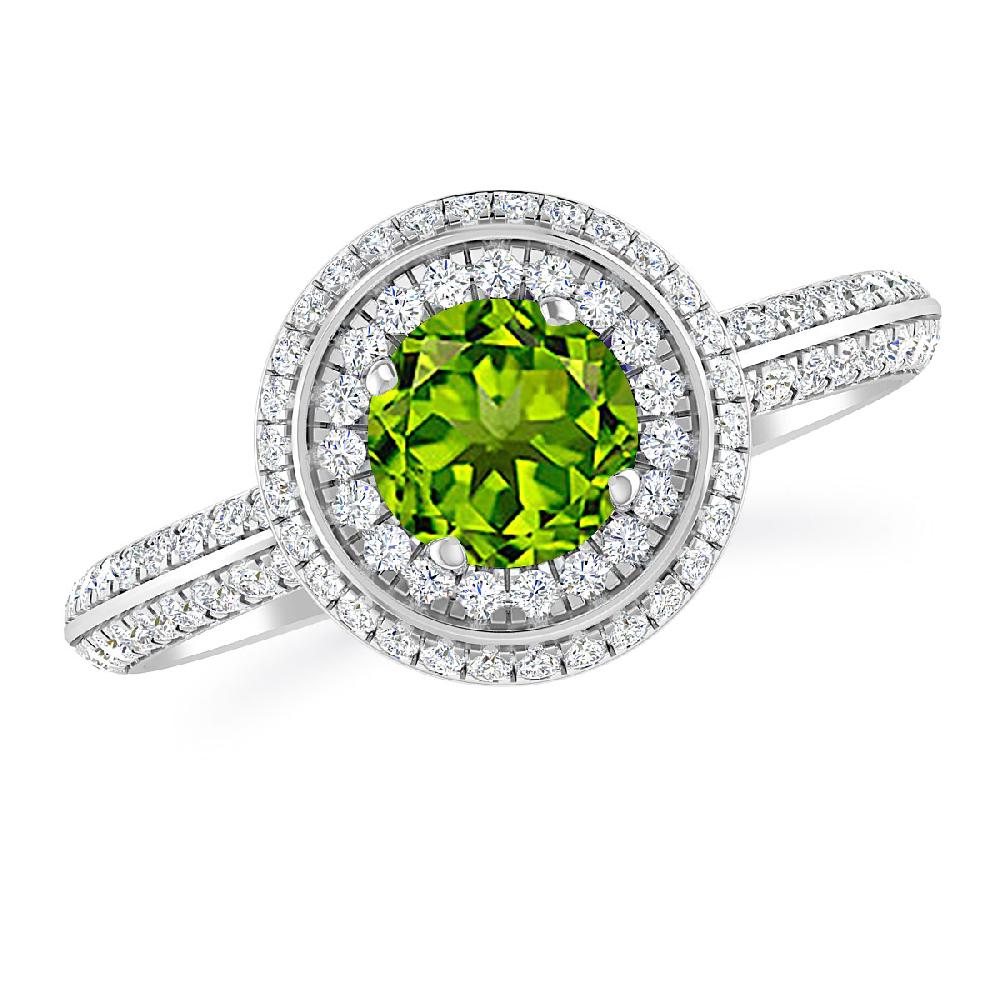 White Gold - Peridot