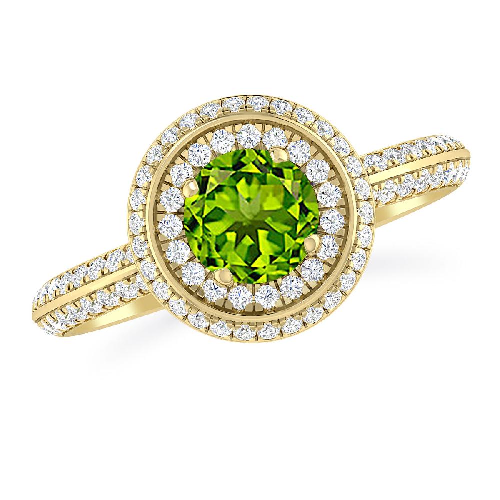 Yellow Gold - Peridot