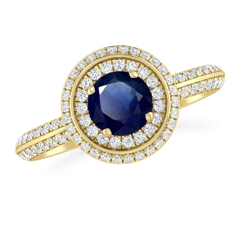 Yellow Gold - Sapphire