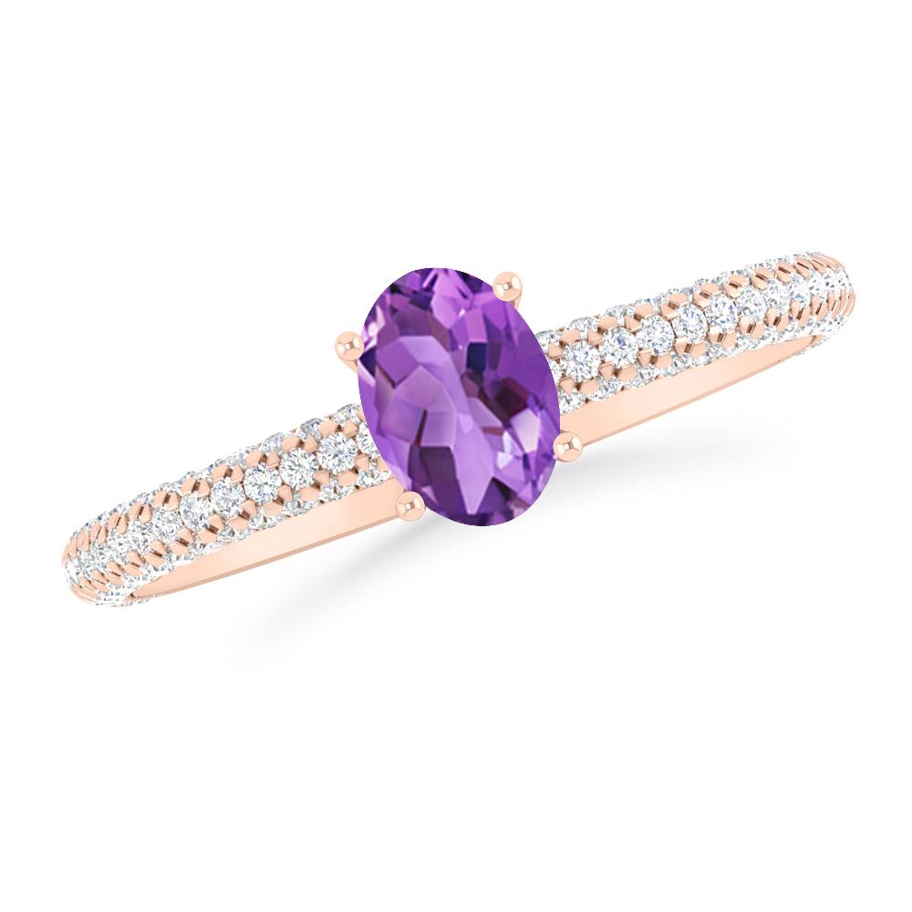 Rose Gold - Amethyst