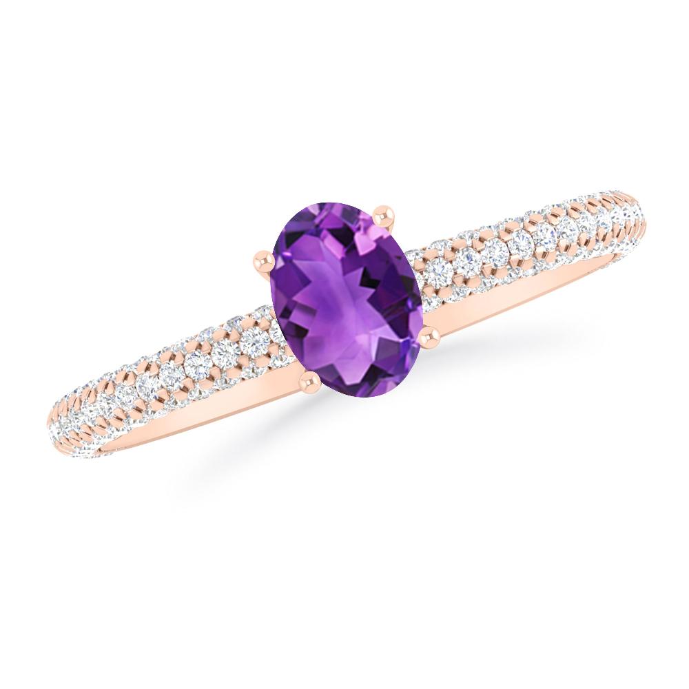 Rose Gold - Amethyst