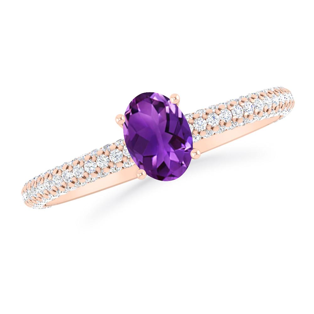 Rose Gold - Amethyst