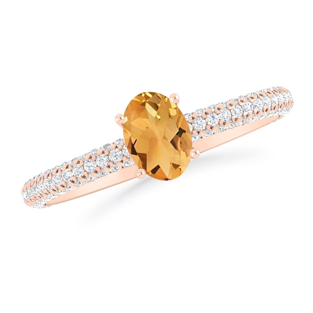 Rose Gold - Citrine