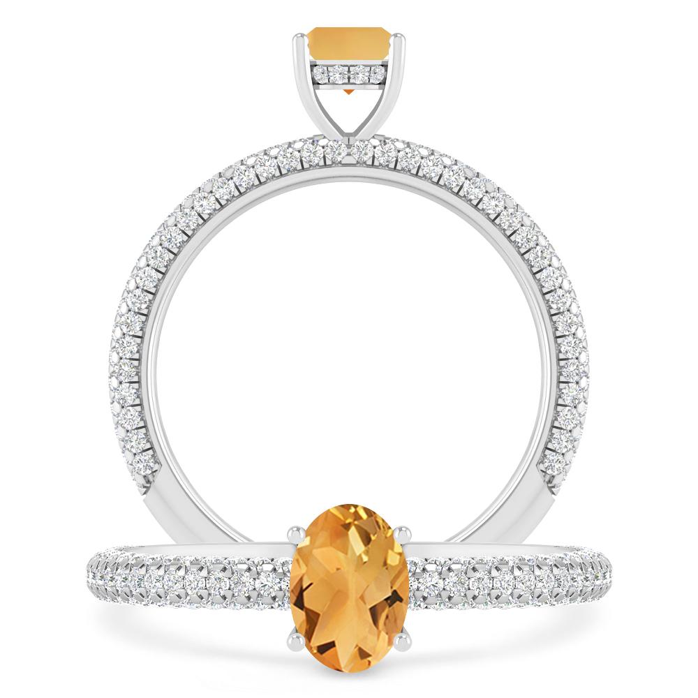 White Gold - Citrine