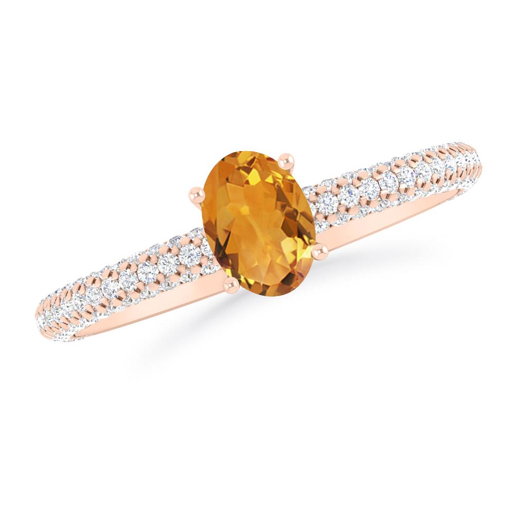 Rose Gold - Citrine