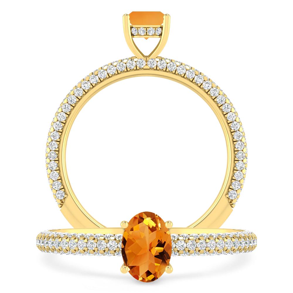 Yellow Gold - Citrine