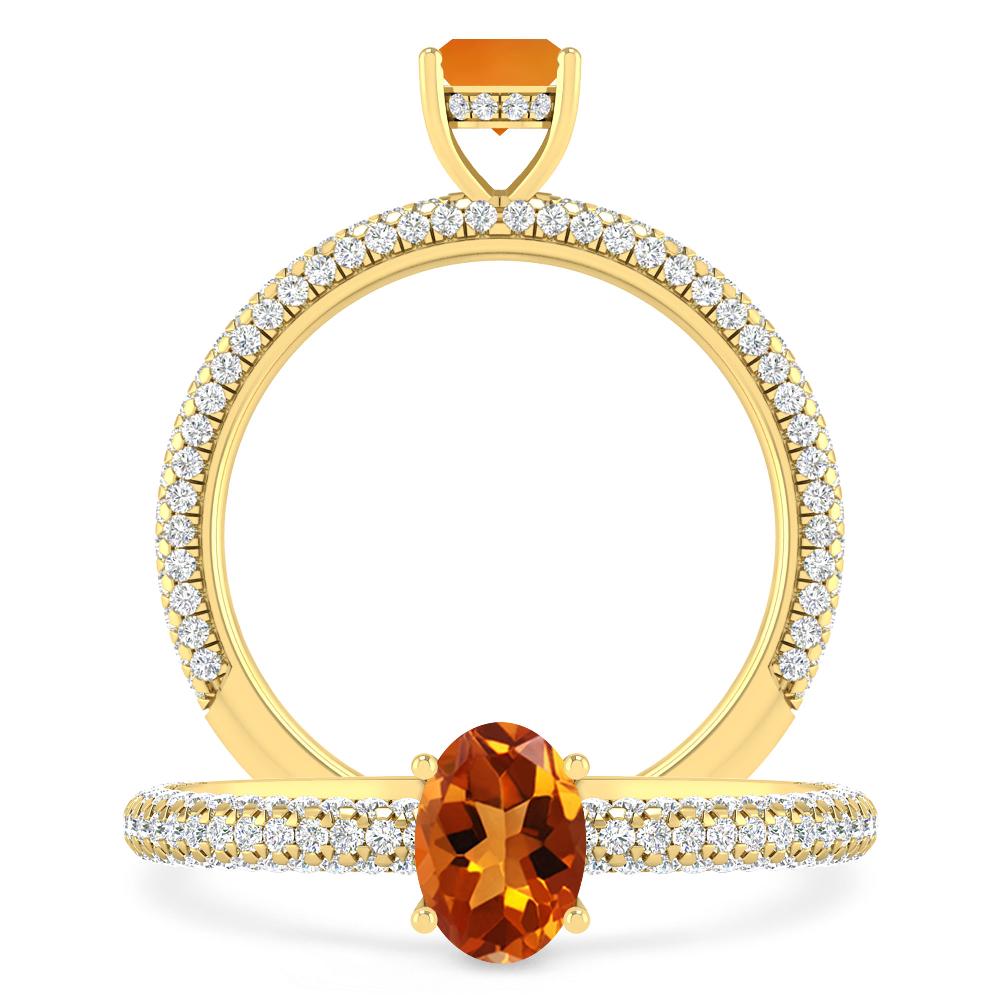 Yellow Gold - Citrine