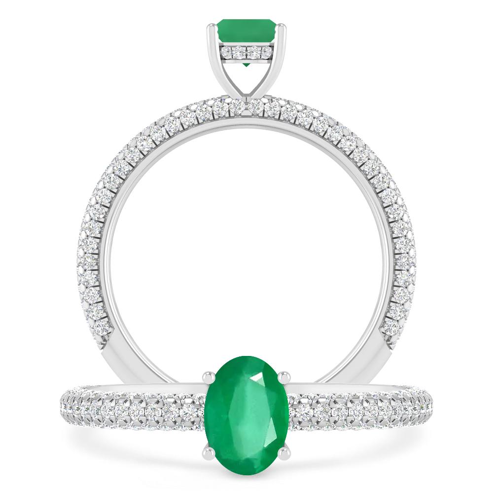 White Gold - Emerald