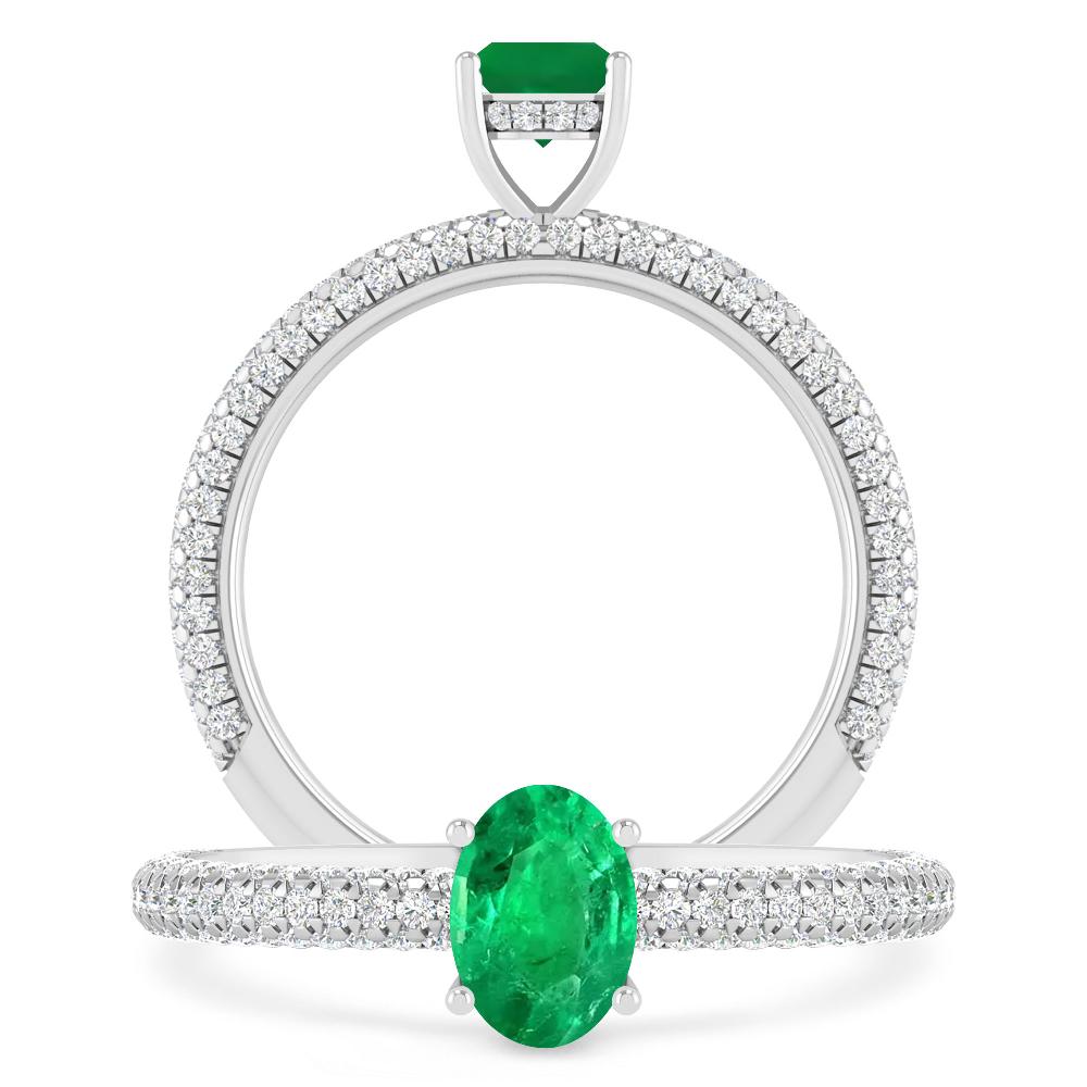 White Gold - Emerald