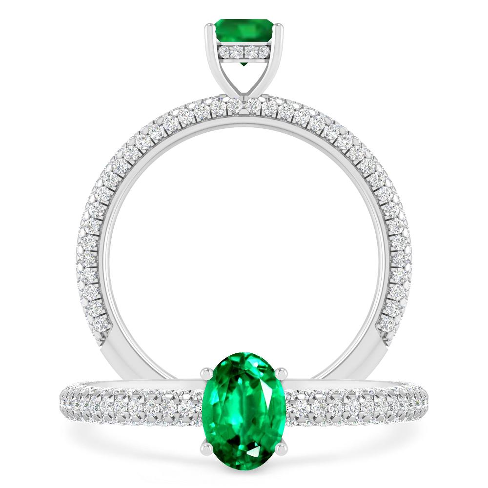 White Gold - Emerald