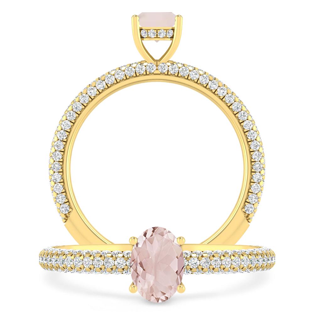 Yellow Gold - Morganite