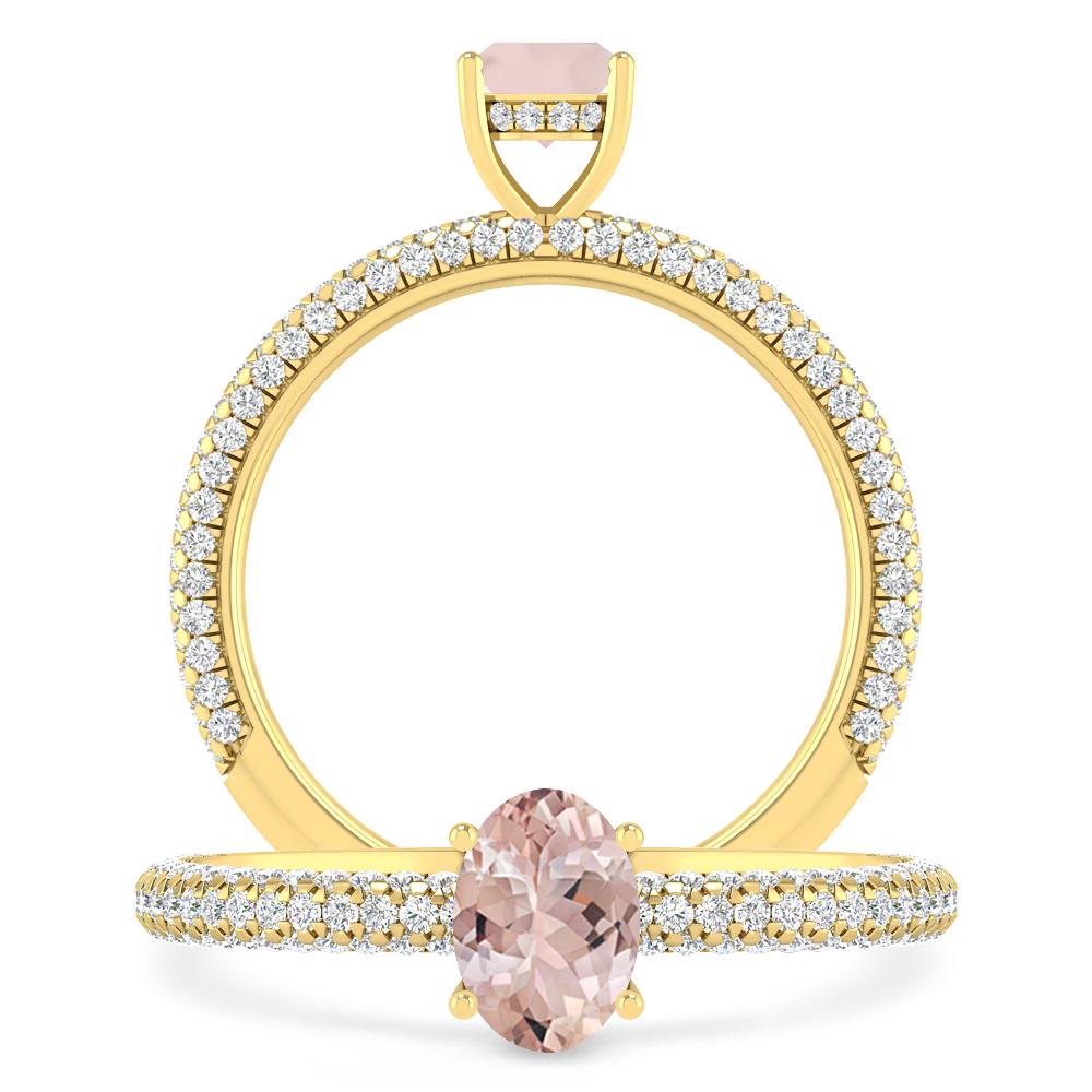 Yellow Gold - Morganite