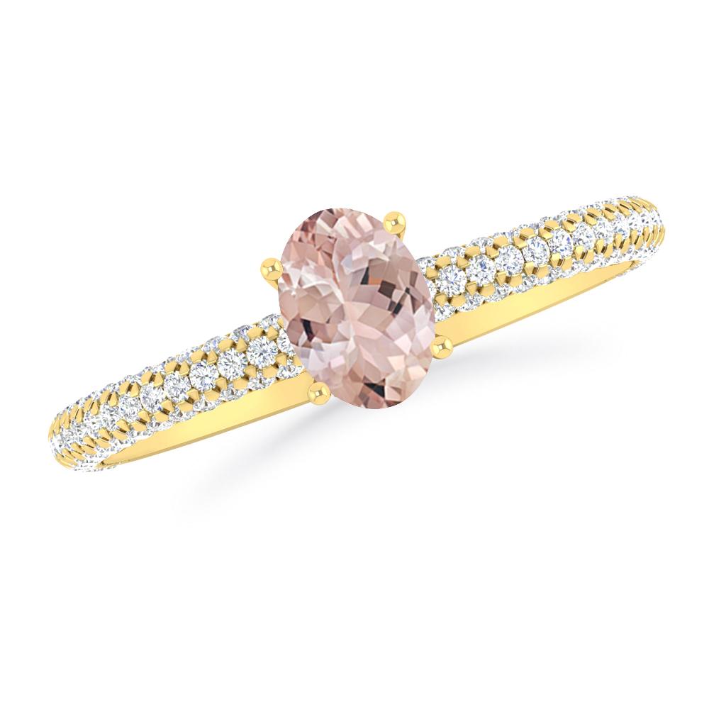 Yellow Gold - Morganite