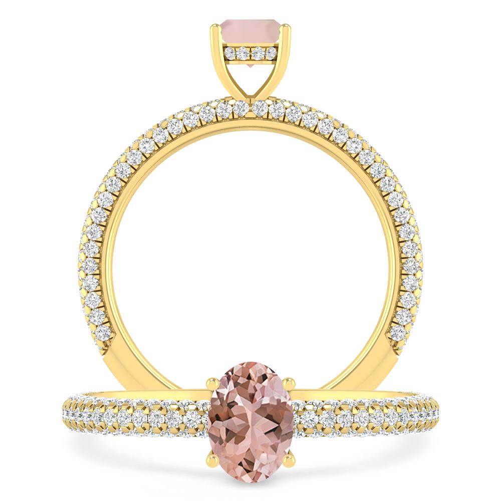 Yellow Gold - Morganite