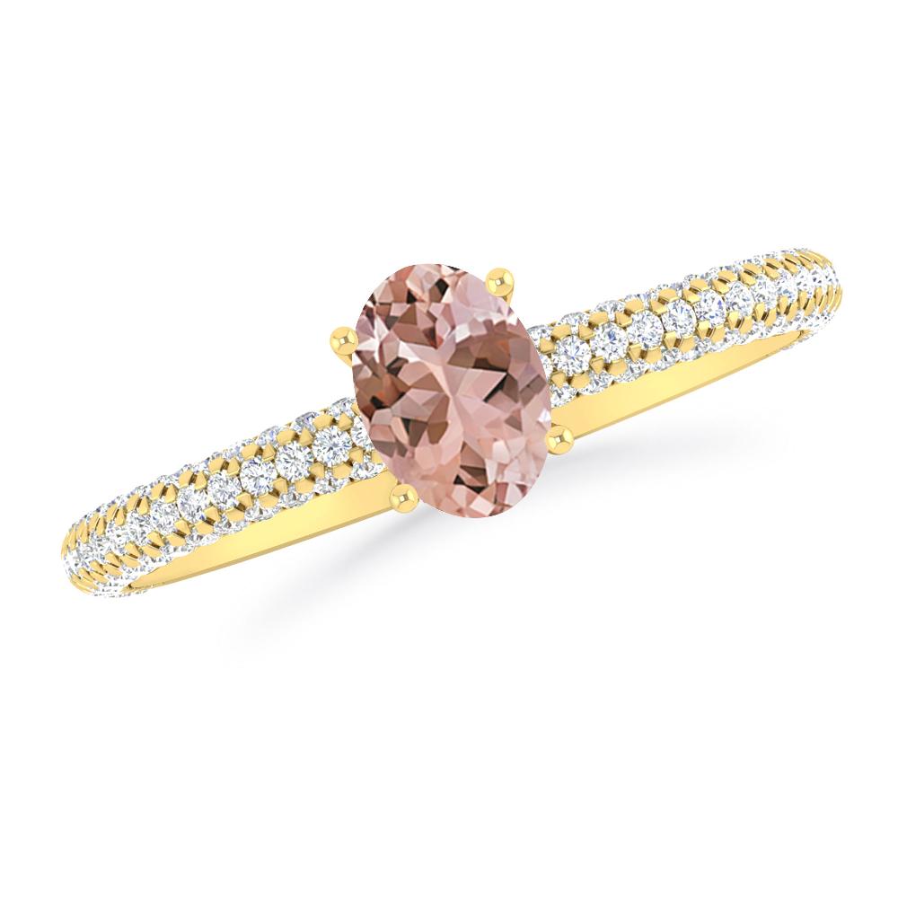 Yellow Gold - Morganite