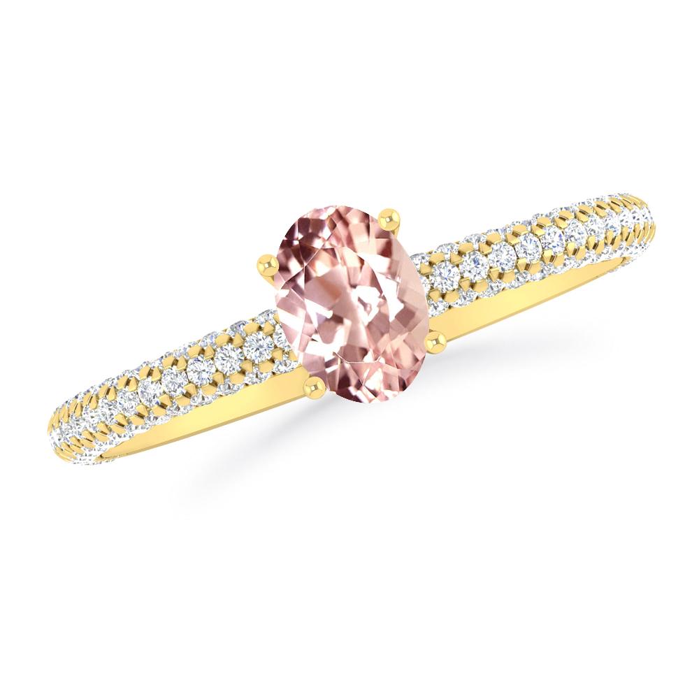 Yellow Gold - Morganite