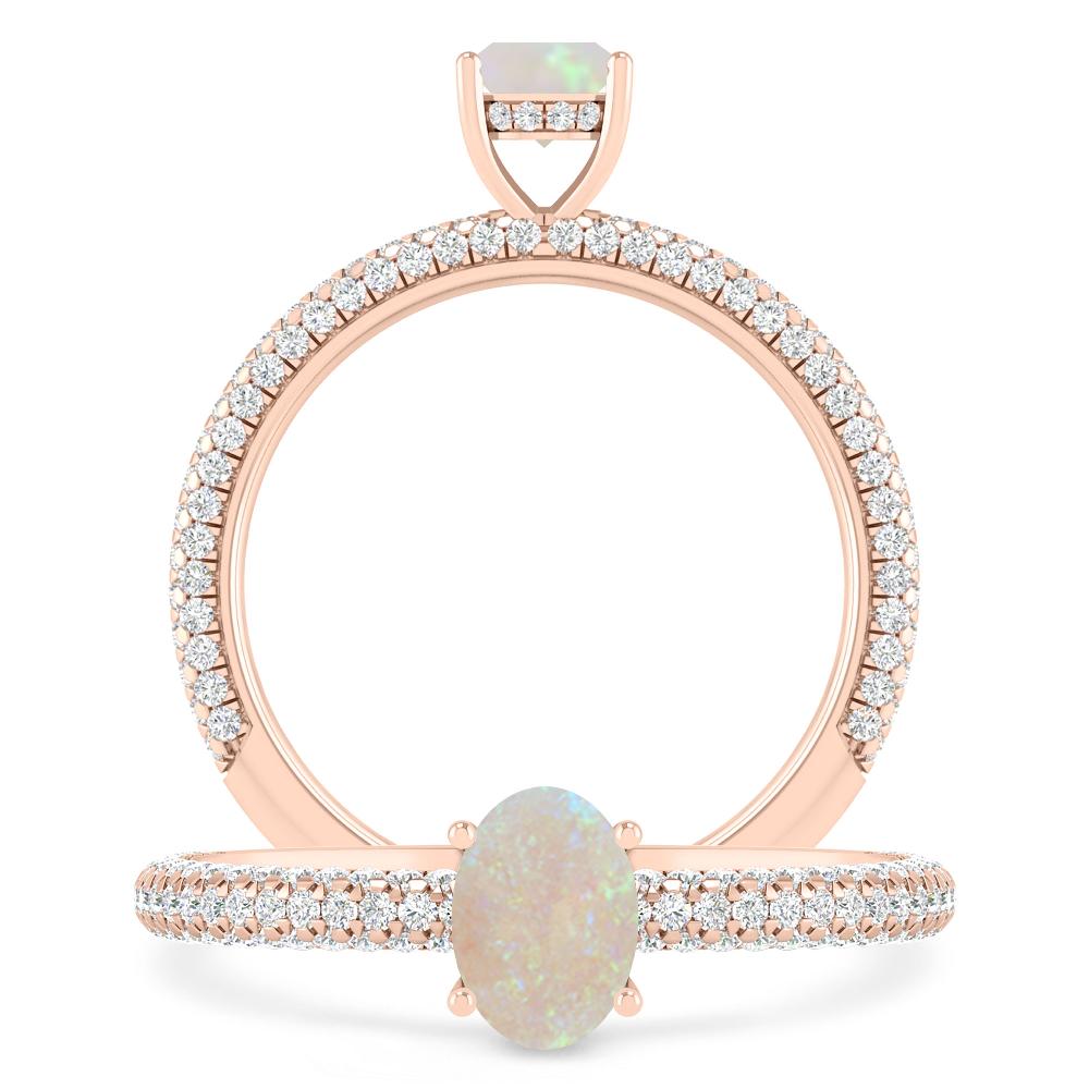 Rose Gold - Opal