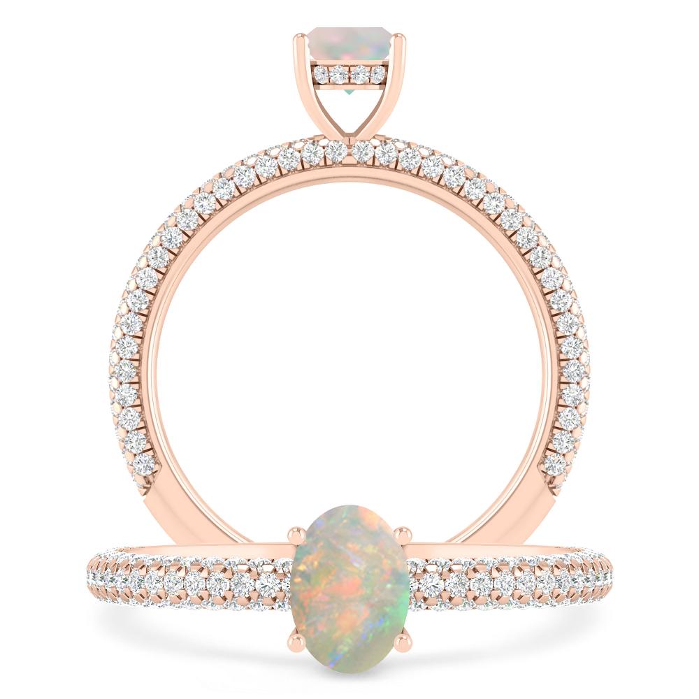 Rose Gold - Opal