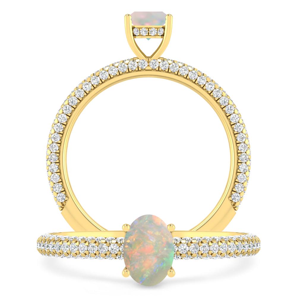 Yellow Gold - Opal