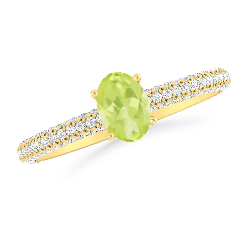 Yellow Gold - Peridot