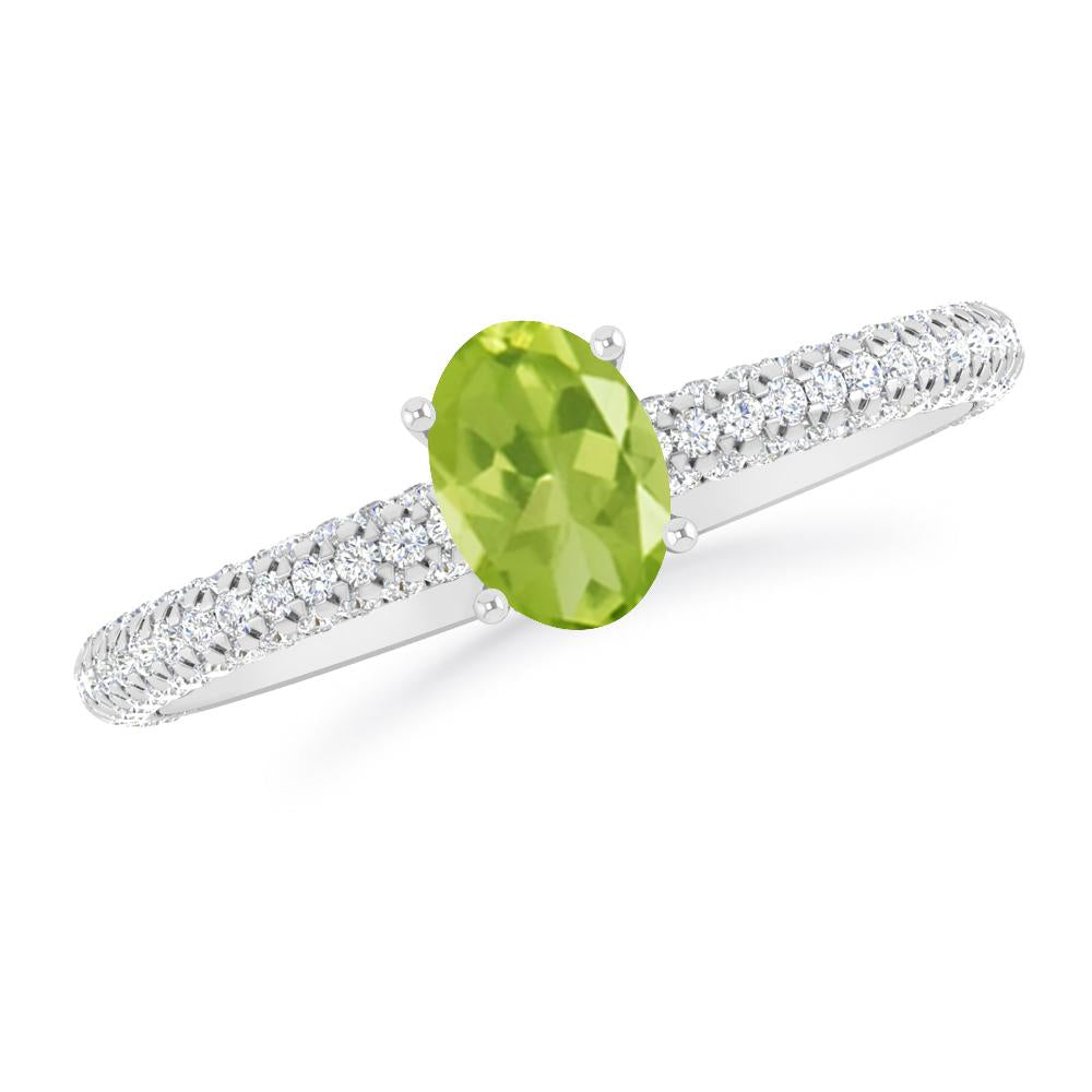 White Gold - Peridot