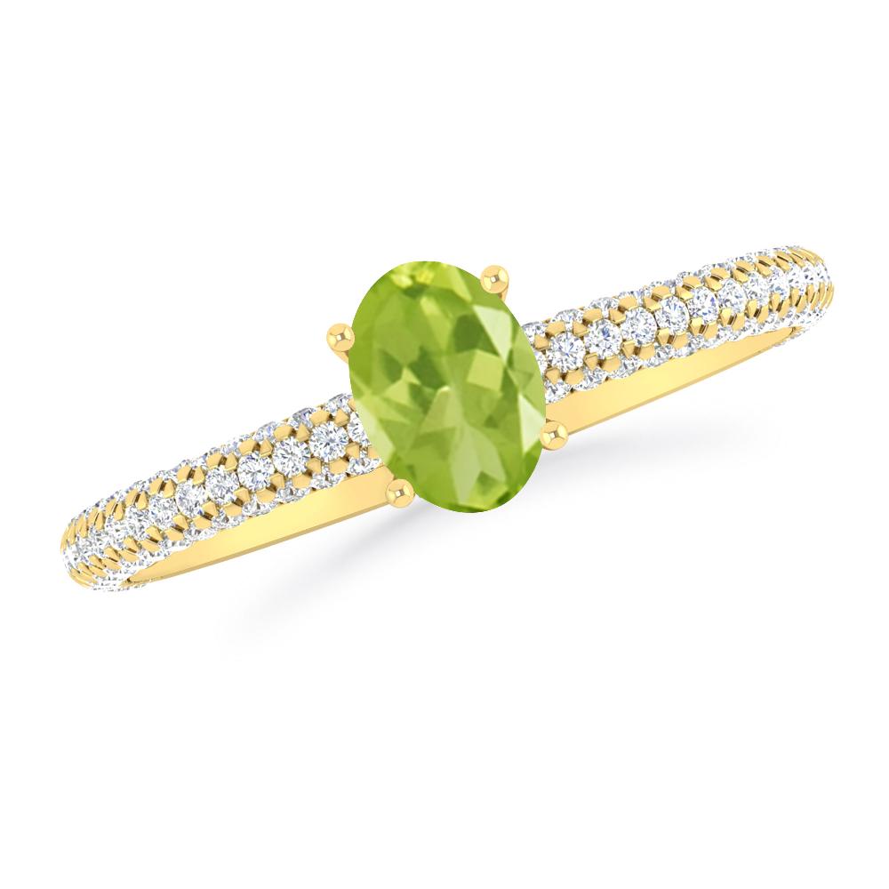 Yellow Gold - Peridot